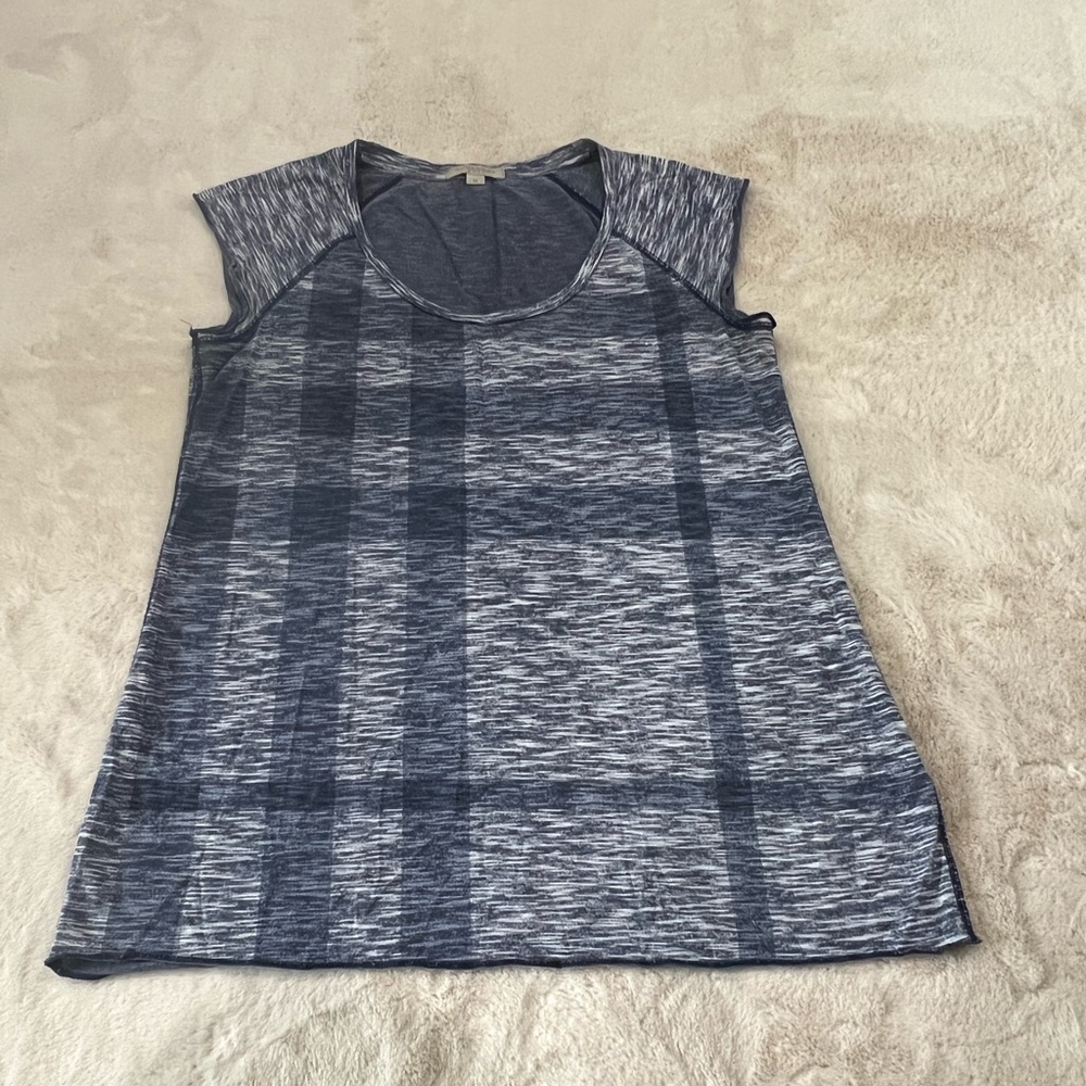 Burberry Plaid Tee - Size Medium